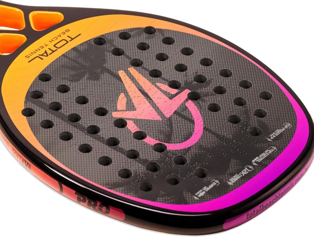 Raquete Beach Tennis Carbono 12k Total Pro Sunset