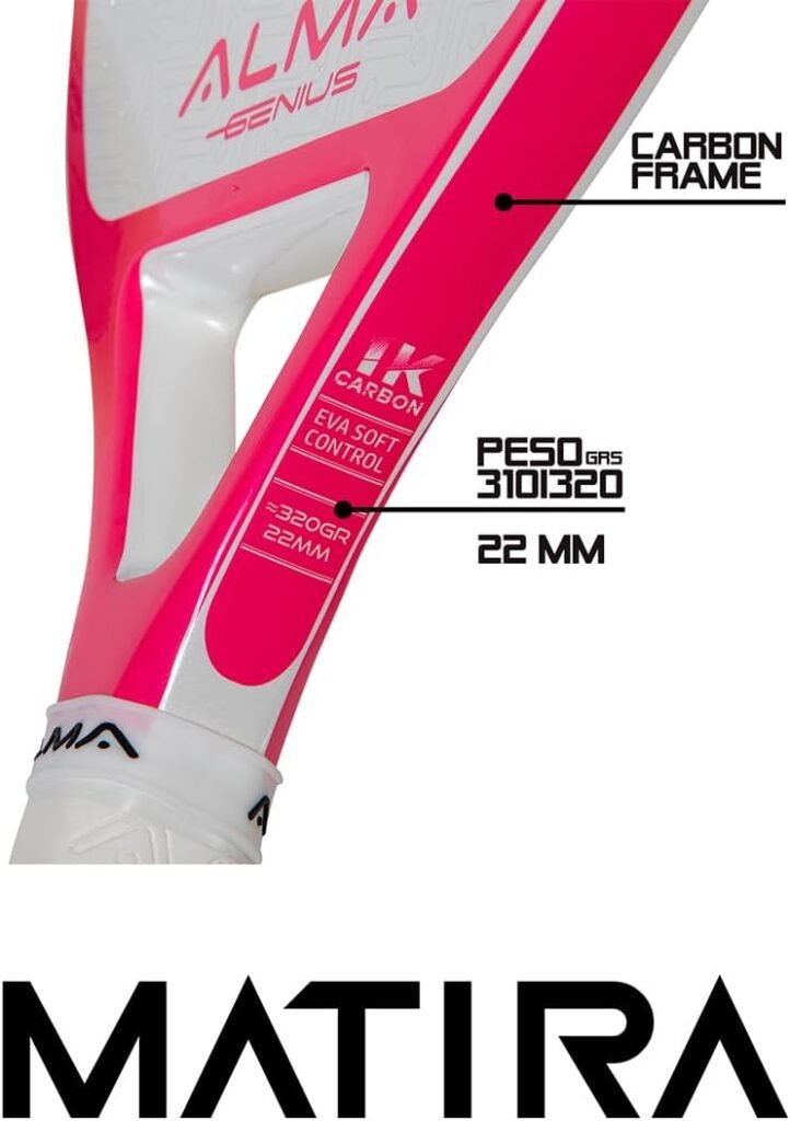 Raquete Beach Tennis Carbono 1K Matira