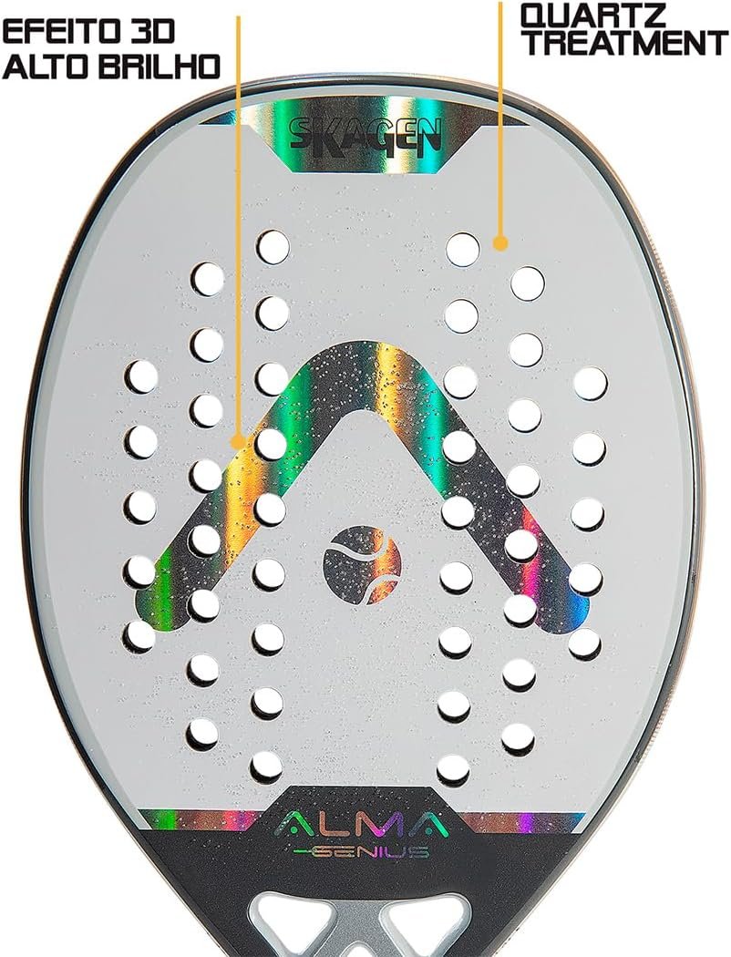 Raquete Beach Tennis Carbono 3K Skagen