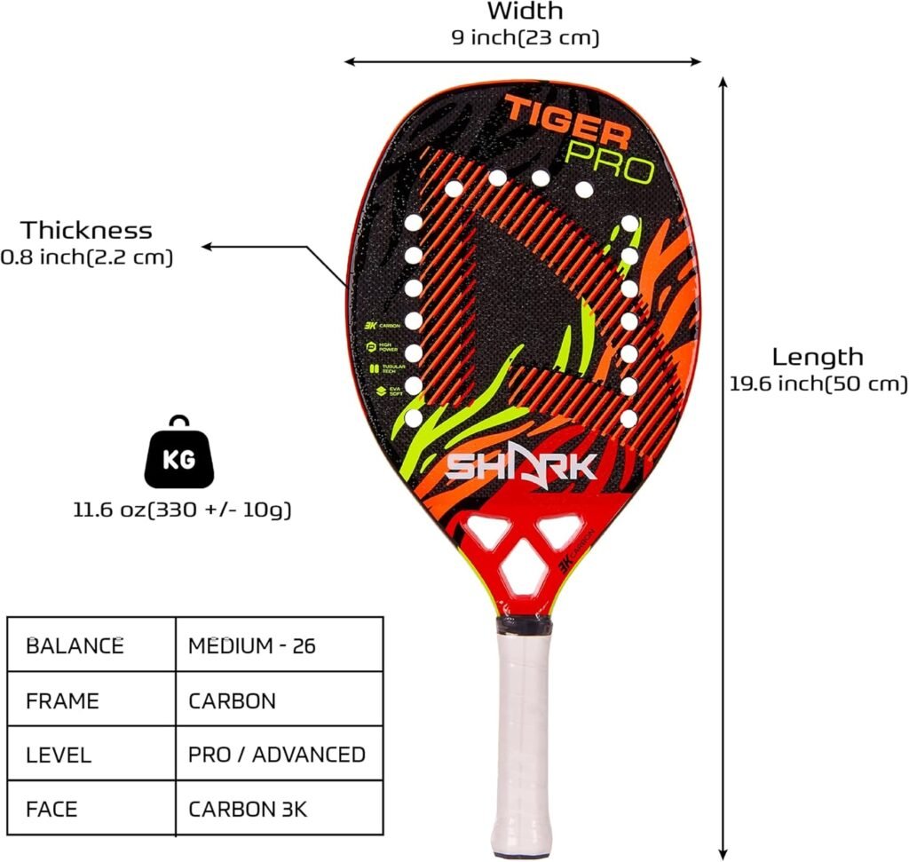 Raquete Beach Tennis Tiger