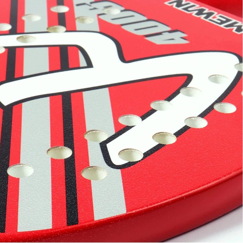 Raquete Camewin Vermelha de Fibra de Carbono