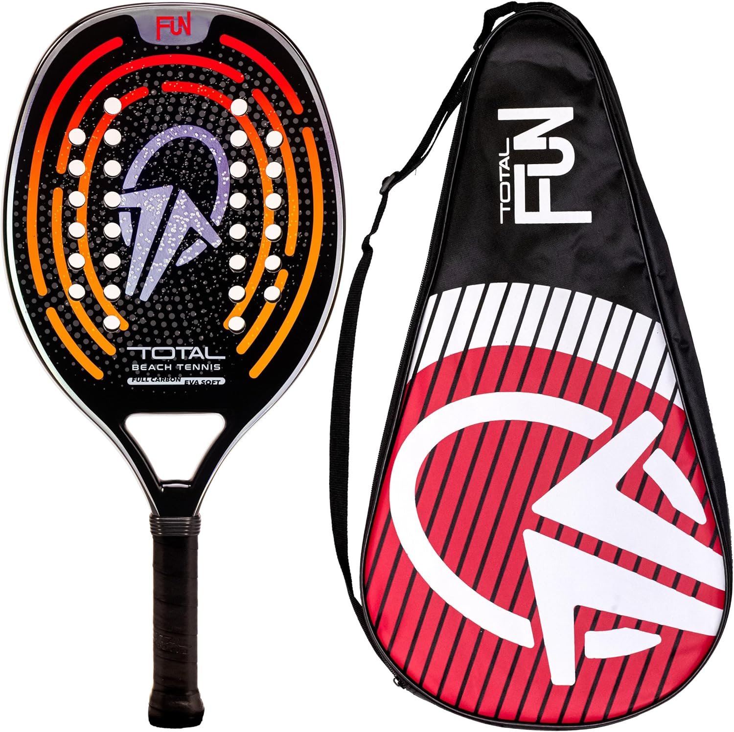 Raquete de Beach Tennis Carbono Total Fun 2025