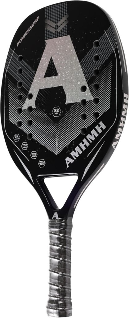 Raquete de Beach Tennis Profissional de Fibra de Carbono 3K